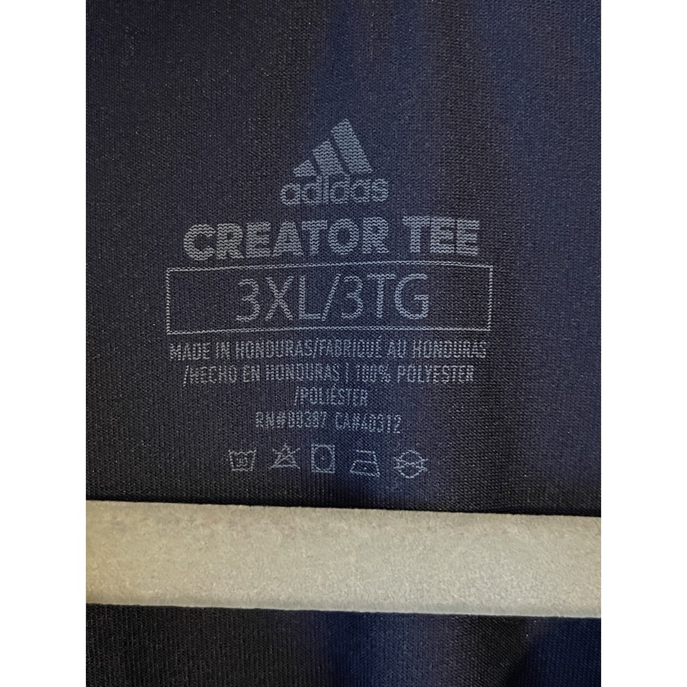 Men's 3XL NWT New York City FC Adidas Vintage AeroReady Long Sleeve Shirt Navy - Picture 5 of 8